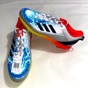 adidas Men's Size 13 Icon 7 KO Pixelated Metal Baseball Cleats Retro GZ0508 NEW